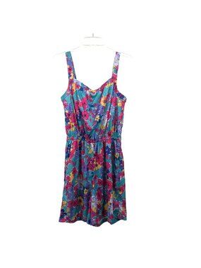 Vintage CW Classics Shorts Romper Womens Med Used Floral